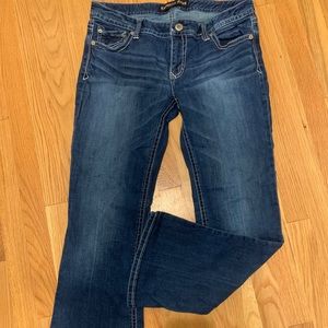 Express Stella low rise jeans